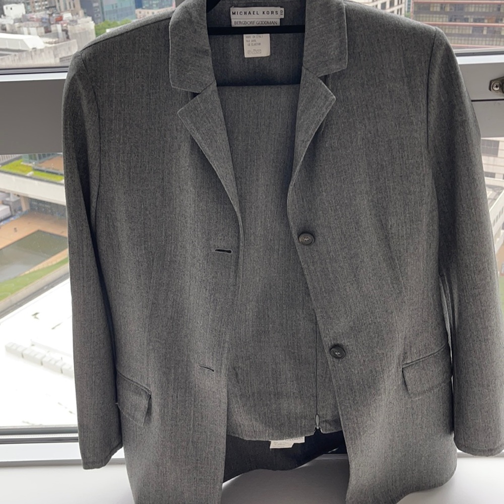 Michael Kors pantsuit from Bergdorf Goodman
